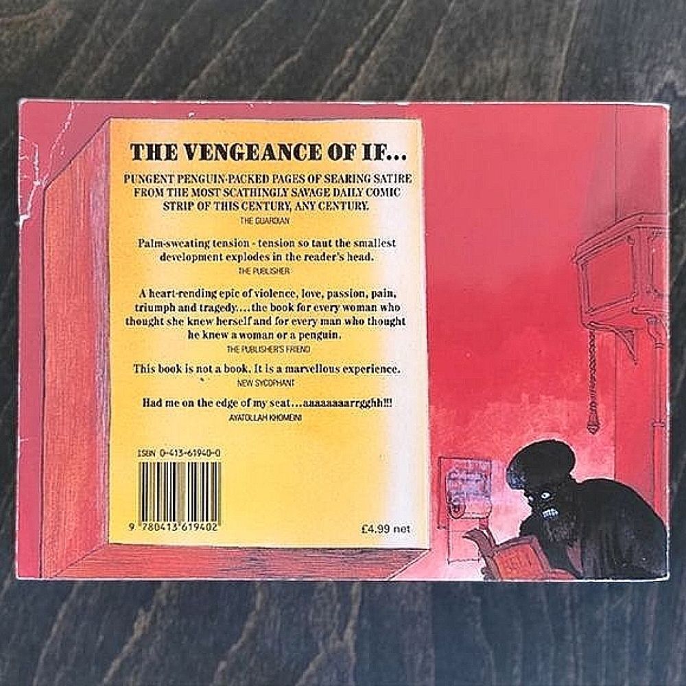 Vtg Book | The Vengeance of If by Steve Bell black and white cartoon collection - Picture 3 of 8
